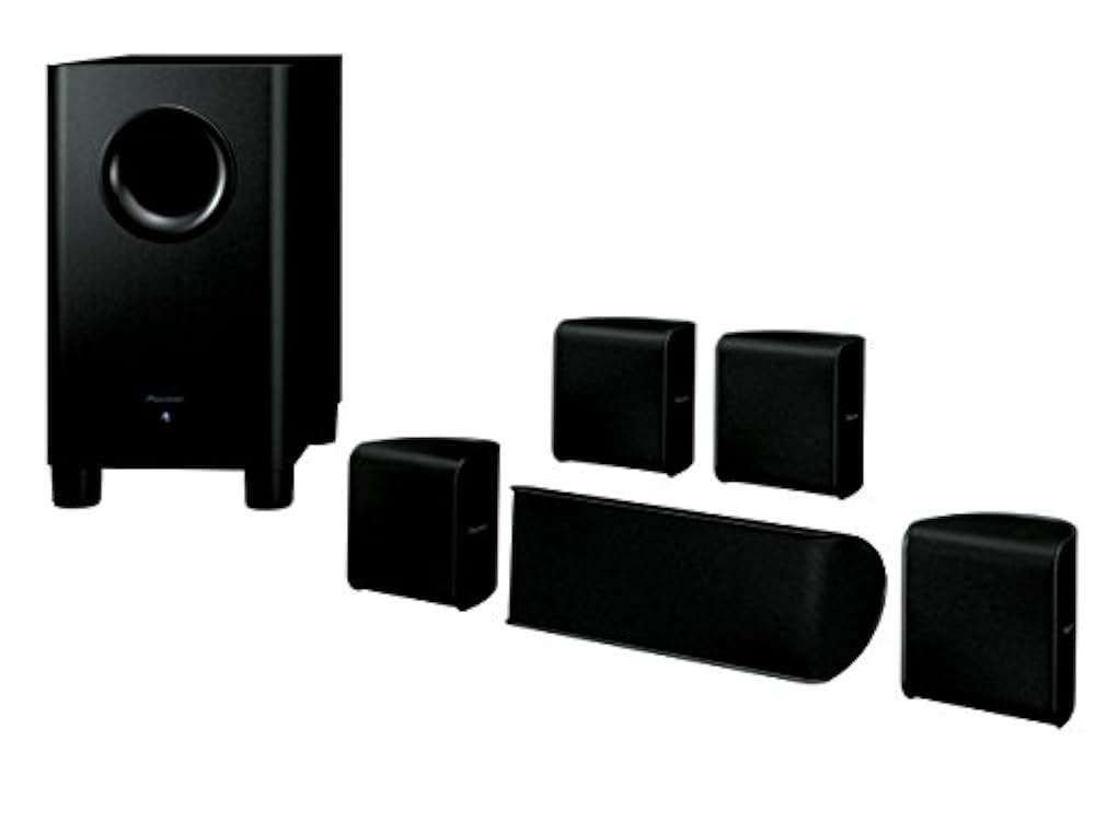 Pioneer ミニコンポ S-HS100 Pioneer S-HS100(B) 5.1 Speaker Set, Subwoofer, Center, Front